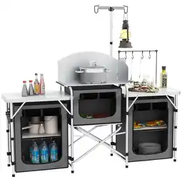 Netto Marken-Discount Outsunny Campingküche Aluminium, Polyester Angebot