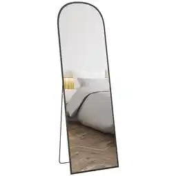 Netto Marken-Discount HOMCOM Ganzkörperspiegel Aluminiumlegierung, Hartglas Angebot