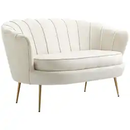 Netto Marken-Discount HOMCOM 2-Sitzer-Sofa Polyester, Metall Angebot