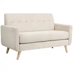 Netto Marken-Discount HOMCOM 2 Sitzer Sofa Polyester, Mehrschichtplatte Angebot