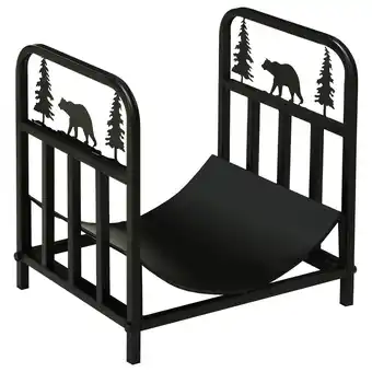 Netto Marken-Discount Outsunny Kaminholzregal Metall Angebot