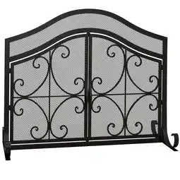 Netto Marken-Discount HOMCOM Kaminschutzgitter Stahl Angebot