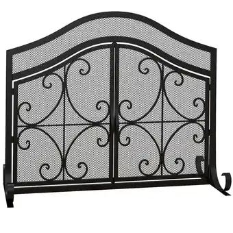Netto Marken-Discount HOMCOM Kaminschutzgitter Stahl Angebot