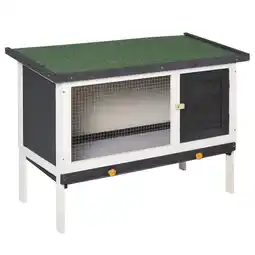 Netto Marken-Discount PawHut Kleintierstall Tannenholz, Metalldraht, Teerpappe Angebot