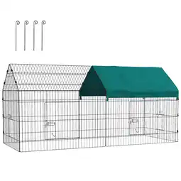 Netto Marken-Discount PawHut Freilaufgehege Stahl, Oxfordgewebe Angebot