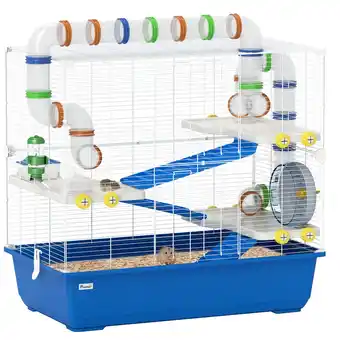 Netto Marken-Discount PawHut Zwerghamster-Käfig Metall, Kunststoff Angebot