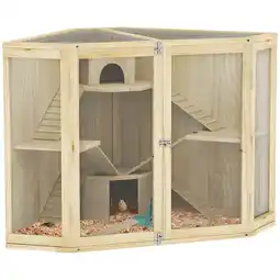 Netto Marken-Discount PawHut Hamsterkäfig Tanne, PET Angebot