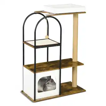 Netto Marken-Discount PawHut Kratzbaum Spanplatte, Stahl Angebot