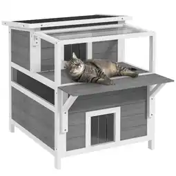 Netto Marken-Discount PawHut Katzenhöhle Tannenholz, Kunststoff Angebot