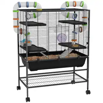 Netto Marken-Discount PawHut Hamsterkäfig Stahl, Kunststoff Angebot