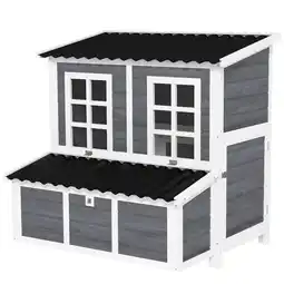Netto Marken-Discount PawHut Hühnerstall Tannenholz, Kunststoff Angebot