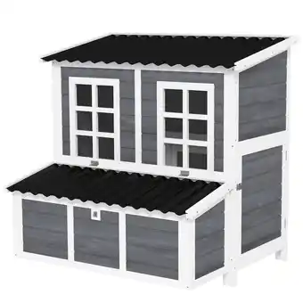 Netto Marken-Discount PawHut Hühnerstall Tannenholz, Kunststoff Angebot
