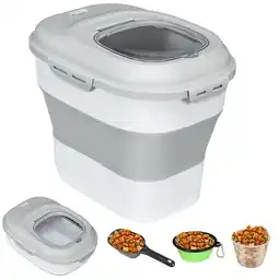 Netto Marken-Discount PawHut Hundefutter-Aufbewahrungsbehälter Kunststoff, TPE Angebot