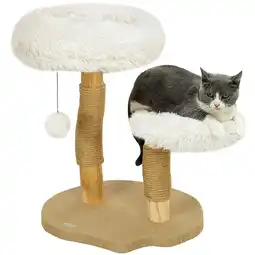 Netto Marken-Discount PawHut Kratzbaum Birnbaumholz, Polyester Angebot
