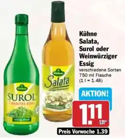 HIT Kühne Salata, Surol oder Weinwürziger Essig Angebot