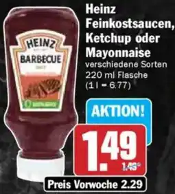 HIT Heinz Feinkostsaucen, Ketchup oder Mayonnaise Angebot
