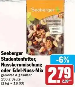 HIT Seeberger Studentenfutter, Nusskernmischung oder Edel-Nuss-Mix Angebot