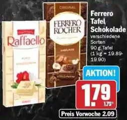 HIT Ferrero Tafel Schokolade Angebot