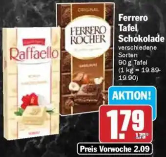 HIT Ferrero Tafel Schokolade Angebot