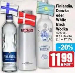 HIT Finlandia, Danzka oder White Birch Wodka Angebot