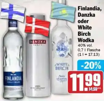HIT Finlandia, Danzka oder White Birch Wodka Angebot