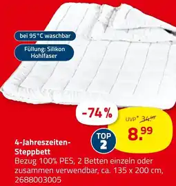 ROLLER 4-Jahreszeiten Steppbett Angebot