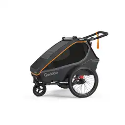 Netto Marken-Discount Qeridoo Fahrradanhänger Kidgoo 2 FIDLOCK Edition Outdoor Set Angebot