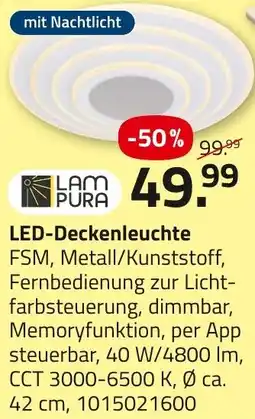 ROLLER LAM PURA LED-Deckenleuchte Angebot