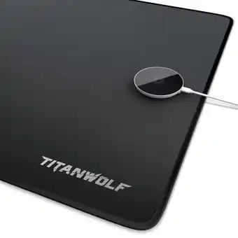 Netto Marken-Discount Titanwolf XXL Mauspad, 900x400 mm, mit induktiver Ladestation Angebot