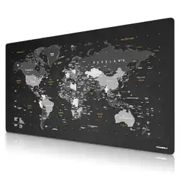 Netto Marken-Discount Titanwolf Gaming Mauspad XXXL 1600x800 mm, Speed Mousepad, Weltkarte deutsch, rutschfest, abwaschbar Angebot
