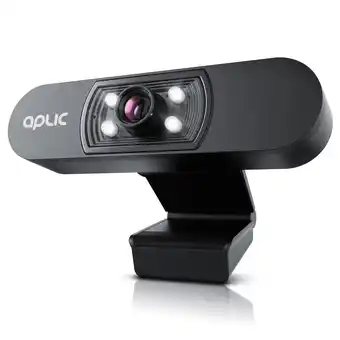 Netto Marken-Discount Aplic Full HD Webcam, 1080p, Mikrofon, Licht, 5P Linse Angebot