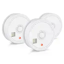 Netto Marken-Discount Brandson 3x Rauchmelder (Wechselbare Batterie, wiederverwendbar, Batteriewarnung, TÜV geprüft) Angebot