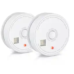 Netto Marken-Discount Brandson 2x Rauchmelder (Wechselbare Batterie, wiederverwendbar, Batteriewarnung, TÜV geprüft) Angebot