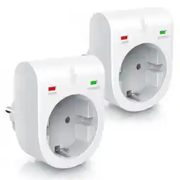 Netto Marken-Discount Arendo 2x Steckdose, Schuko Überspannungsschutzadapter, LED, Kindersicherung, 3500W Angebot