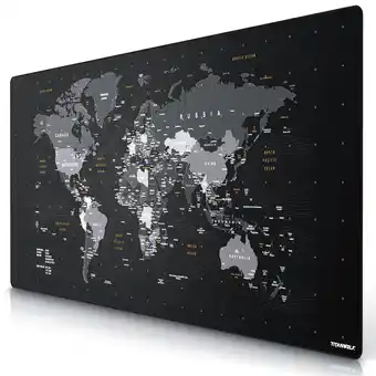 Netto Marken-Discount Titanwolf Gaming Mauspad XXXL 1800x800 mm, Speed Mousepad, Weltkarte Motiv, abwaschbar, rutschfest Angebot