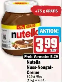 HIT Nutella Nuss-Nougat Creme Angebot