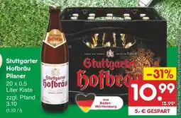 Netto Marken-Discount Stuttgarter Hofbräu Pilsner Angebot