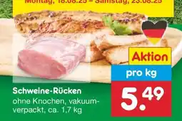 Netto Marken-Discount Schweine-Rücken Angebot