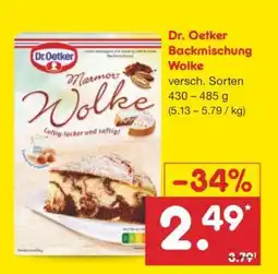 Netto Marken-Discount Dr. Oetker Backmischung Wolke Angebot