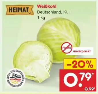 Netto Marken-Discount Weißkohl Angebot