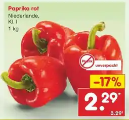 Netto Marken-Discount Paprika rot Angebot
