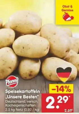 Netto Marken-Discount Speisekartoffeln „Unsere Besten“ Angebot