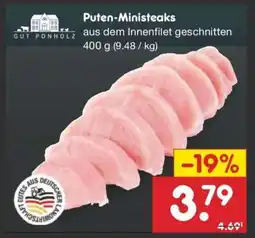 Netto Marken-Discount Puten-Ministeaks Angebot