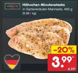 Netto Marken-Discount Hähnchen-Minutensteaks Angebot