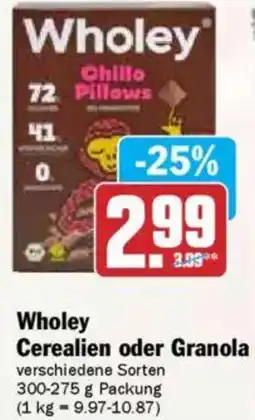 HIT Wholey Cerealien oder Granola Angebot