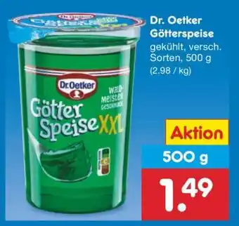 Netto Marken-Discount Dr Oetker Götterspeise Angebot