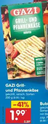 Netto Marken-Discount GAZI Grill- und Pfannenkäse Angebot