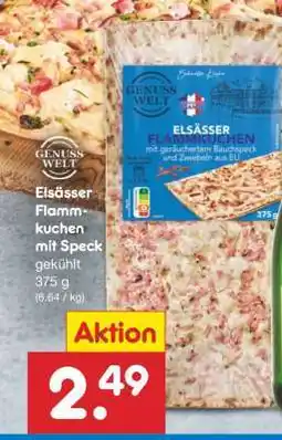 Netto Marken-Discount Elsässer Flammkuchen mit Speck Angebot
