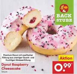 Netto Marken-Discount Donut Raspberry Cheesecake Angebot