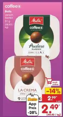 Netto Marken-Discount CoffeeB Balls Angebot